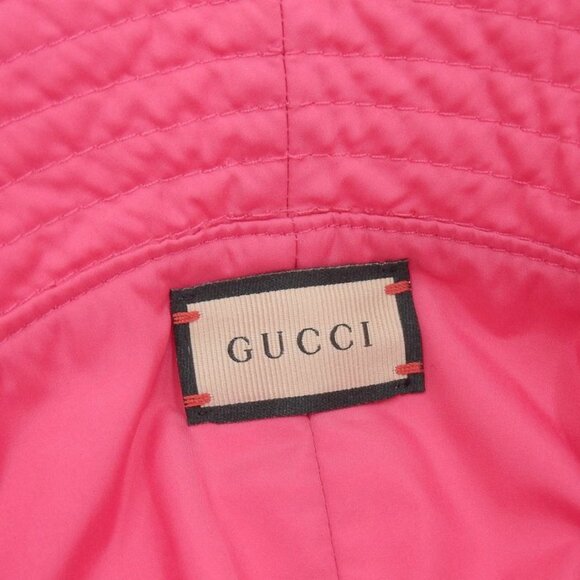 Gucci 2023 Item Brella Cloche GG Metal Nylon Bucket Hat main image 7